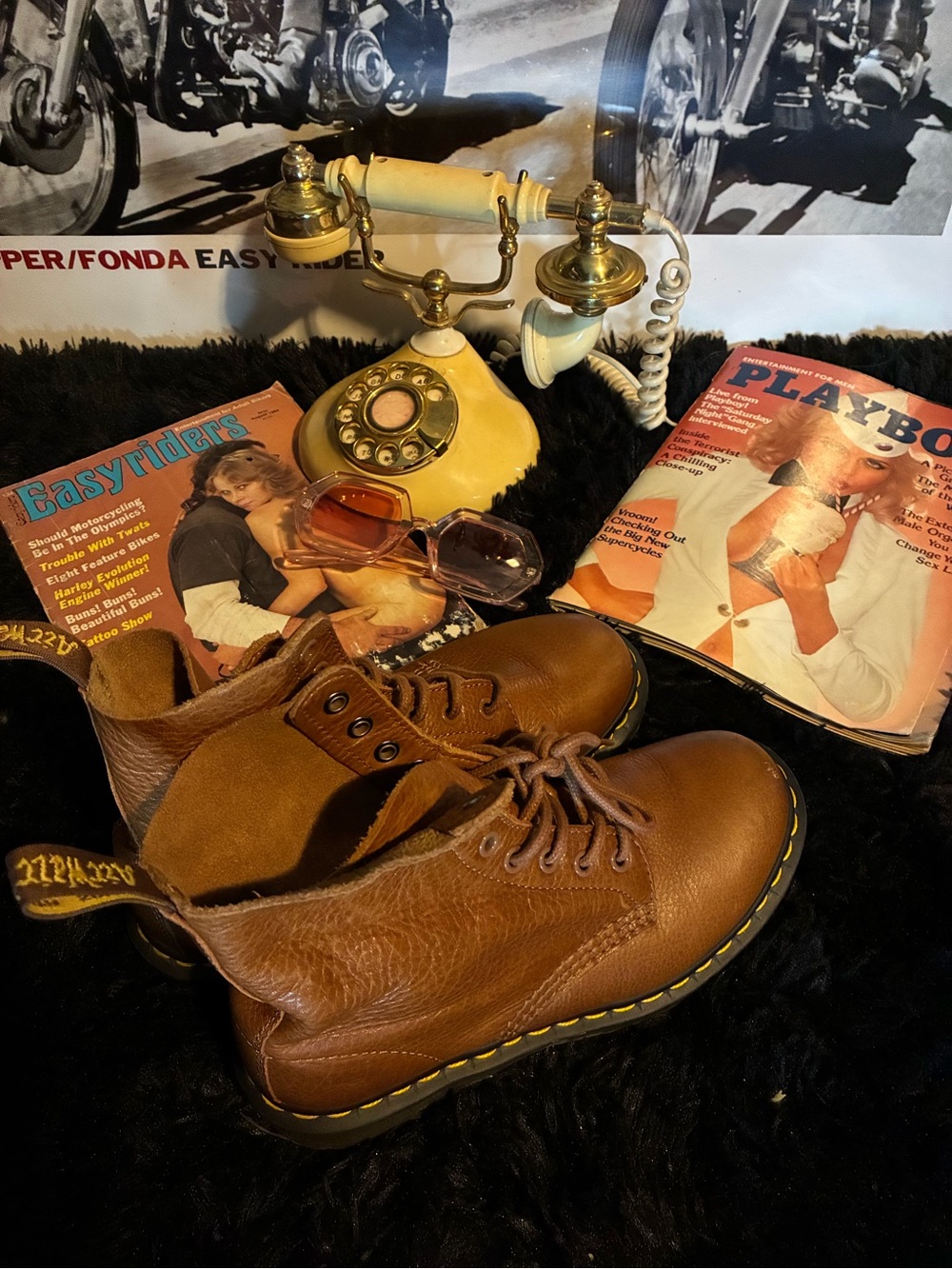 Classic Brown Leather Lace-Up Women’s Boots